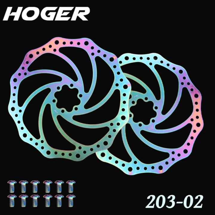 HOGER%20Bike%20Disc%20Brake%20140%20160%20180%20203%20Rotors%20With%20Bolts%20Hydraulic%20Brake%20Road%20Mountain%20Bicycle%20MTB%20Oil%20Slick%20Rotor%20Bicycle%20Parts%20-%20Image%204