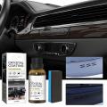 30ml Crystal Coating Refurbish Agent for Plastics Parts With Sponge Long Duration Universal Plastics Restorer Car Accessories. 