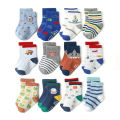 6 Pairs Boys Kids Non-Slip Socks Cute Cartoon Pattern Breathable Comfy Children Floor Socks For All Seasons. 