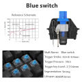 1/5/10 Pcs Mechanical Keyboard Switch For Red Blue Brown Black Switch Gaming Keyboard Accessories Smooth With Silent Custom Axis. 