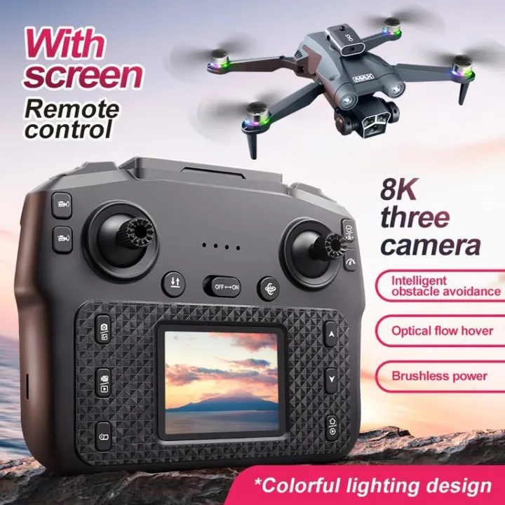 New%20Y3/M3%20Ultra%20Drone%20&%20S1S%202026%20Model%20with%20Screen%20Remote%20%E2%80%93%208K%20Triple%20Camera%20%7C%20Smart%20Obstacle%20Avoidance%20%7C%20Brushless%20Motor%20High-Definition%20Aerial%20Photography%20With%20Active%20Obstacle%20Avoidance%20-%20Image%204