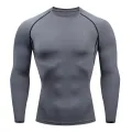 Men's Compression Shirts: Get Fit Fast With Long Sleeve Athletic Workout Tops!. 