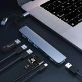 NEW 8 in 2 USB +Type C HUB Docking Station with 3.5mm Audio Jack Adapter Micro SD Card Reader Laptop Tablet Phone Disk Converter.