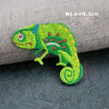 1 Piece Embroidery Animal Iron on Patch Cartoon Chameleon Hornbill Lemur Okapi Groundhog Platypus for Clothes DIY Applique.