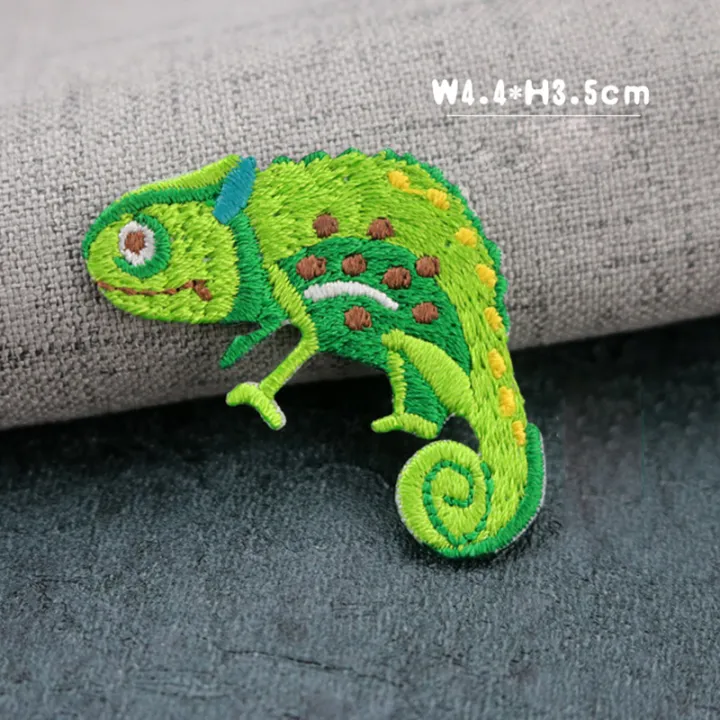 1%20Piece%20Embroidery%20Animal%20Iron%20on%20Patch%20Cartoon%20Chameleon%20Hornbill%20Lemur%20Okapi%20Groundhog%20Platypus%20for%20Clothes%20DIY%20Applique%20-%20Image%205