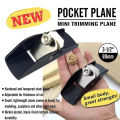 Mini flat pocket hand planer, wood trimming bed, carpenter cutting blade, flat hand planer, hand push casting carpenter tools.