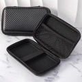 EVA Hard Protective Case Portable Charger Headphone Storage Bag Accessory Multi Functional Portable Power Hard Drive Package. 