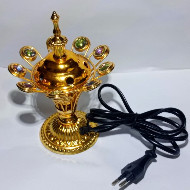 Electric Bakhoor Loban Burner Antique Desgin