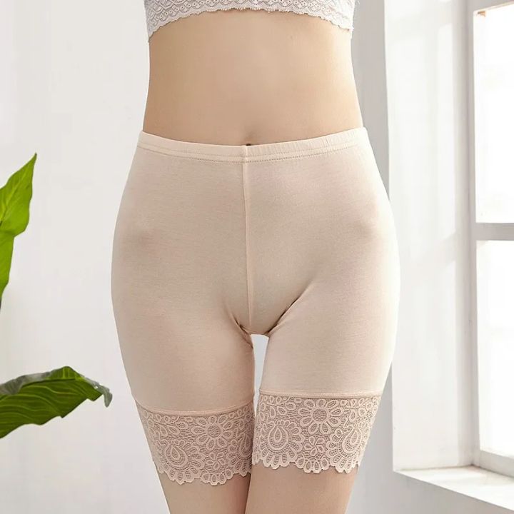 40KG-100KG%20Women%20Plus%20Big%20Size%20Safety%20Pants%20Soft%20And%20Comfortable%20Modal%20Material%20Shorts%20With%20Lace%20Panties%20-%20Image%202