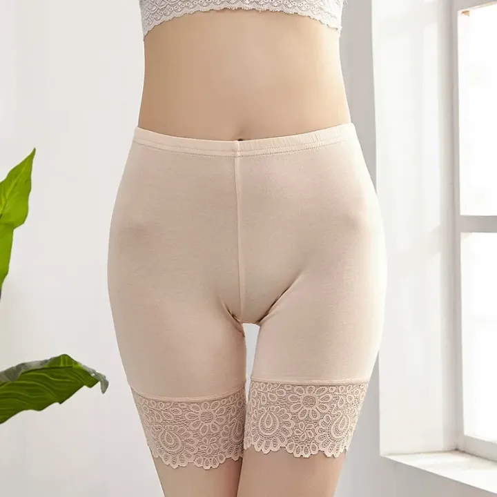 40KG-100KG%20Women%20Plus%20Big%20Size%20Safety%20Pants%20Soft%20And%20Comfortable%20Modal%20Material%20Shorts%20With%20Lace%20Panties%20-%20Image%202