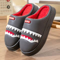 Pmoiste Cute Slippers For Men Embroider Cushion Platform House Shoes Durable Comfortable Warm Living Room Slip-on Winter Indoor. 