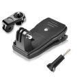 Backpack Strap Clip 360 Degree Rotation Hat Belt Clamp Mount For Hero 11 10 9 8 Action Camera Accessories.