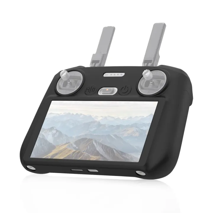 PULUZ%20Silicone%20Protective%20Case%20for%20%20Mini%204%20Pro/%20Air%203%20Remote%20Control%20for%20%20RC%202%20with%20Screen%20Shockproof%20Soft%20Cover%20Accessory%20-%20Image%202