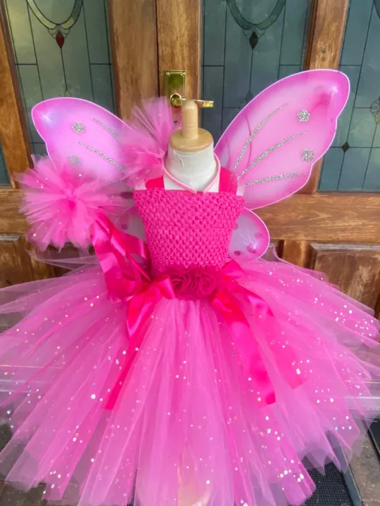 Girls%20Pink%20Glitter%20Tulle%20Dress%20Kids%20Butterfly%20Fairy%20Tutu%20Dresses%20with%20Wing%20and%20Stick%20Hairbow%20Children%20Halloween%20Cosplay%20Costume%20-%20Image%203