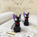 Charming Black Cat Keychain - Cute PVC Women's Fashion Accessory, Suitable for Bags and Keys, Cat Accessories.