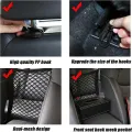 Pet Car Barrier Dog Car Barrier with Automatic Safety Mesh Storage Bag Pet Barrier Guard Back Seat Safety Protector Mesh Net. 
