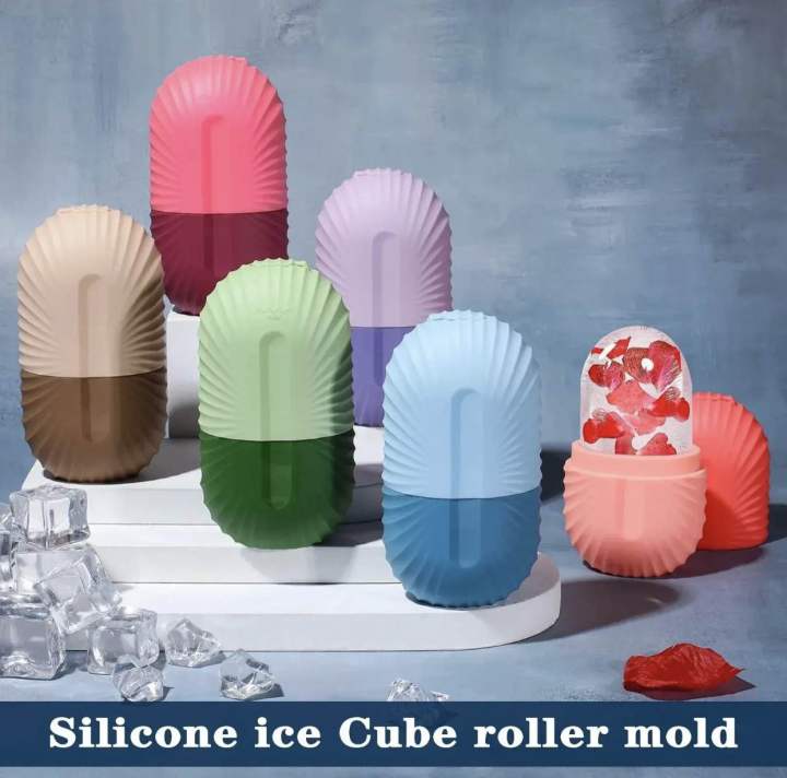 Silicone Ice Cube Trays Beauty Lifting Ice Ball Face Massager Contouring Eye Roller Facial Treatment Reduce Acne Skin Care Tool