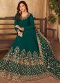 Readymade Georgette Embroidered Party Dress
 . 