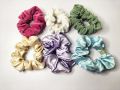 New pack of 6 scrunchies silk, velvet multi colours hair Accessories painfree. 