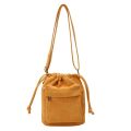 2025 New Women Bag Middle Shoulder Bag Korean Style Drawstring Bucket Bag Casual Light Youth Crossbody Bag Whole Sale. 