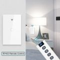 Tuya WiFi Smart Light Switch US Standard Work with Alexa Home Wall Touch Switch 1 2 3 4 Gang 110V 220V RF433Mhz Remote.
