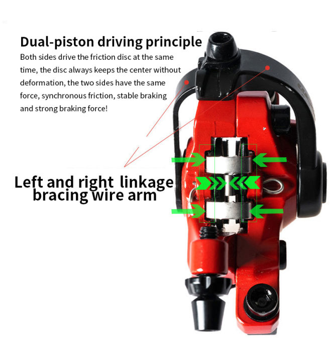ZOOM%20DB680%20Bicycle%20Brakes%20MTB%20Mechanical%20Disc%20Brake%20Set%20For%20MTB%20Electric%20Scooters%20Caliper%20With%20Rotor%20160mm%20Winter%20Cycling%20Parts%20-%20Image%203