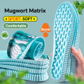 1 Pair Of Sports Insoles Men Women Soft Elastic Mugwort Anti-Odor Breathable Shock-Absorbing Foot Care Comfortable Soft Insoles freshfeet.