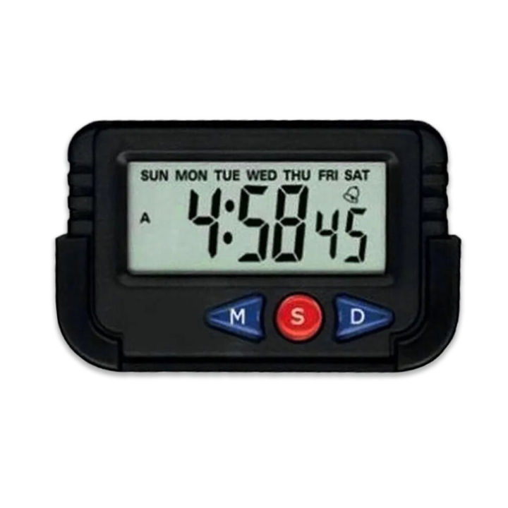 Portable Digital Clock with Alarm, Stopwatch, and Calendar, 12-Hour ...