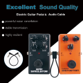 4Pcs Anti-Noise Electric Guitar Pedal Audio Cable 1/4 In Right  Angle Flat Durable Cable Connectors Audio Cable. 