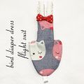 ringneck parrot bird diaper dress washable fabrics adjustable diaper dress pet products pet accessories.. 