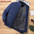 Thick Warm Men's Winter Jacket Thermal Fleece Casual Jackets for Men Autumn Outwear Windproof Parka Coat Business Office Coat. 