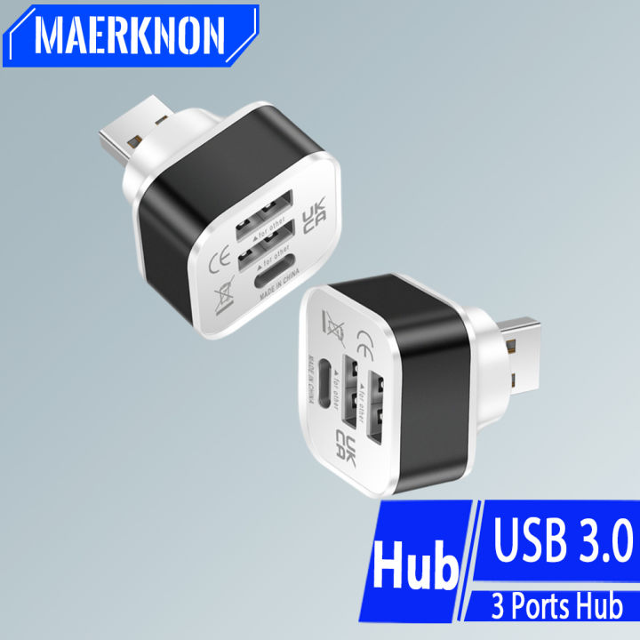 Mini USB Hub Adapter Multi USB Splitter Extender Computer Accessories ...