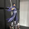 HOT 2026 New Product Naruto Figurine Standing Posture Giant Wave Uchiha Dual Head Anime Model Desktop Decoration Ornament . 