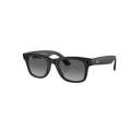 Ray-Ban Meta – Matte Black RW4008 – Polar Gradient Graphite Wayfarer. 