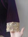 lehnga choli sharara 2 piece stiched purple velvet shirt with heavy gotta work sharara for girls of age 15 to 18 years. 