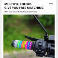 SEAMETAL 30mm Motorcycle Handlebar Covers Anti Slip O-Rings Silicone Handle Grip Cover Electric Bike Handle Anti-skid Ring.