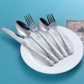 High Quality Cutlery Set Handle Exquisite carving Stainless Steel Golden Tableware Knife Fork Spoon Flatware Set Silverware Set. 