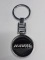 HAVAL Logo Car Metal Keychain Black Colour. 