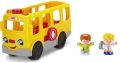 Fisher-Price Little People Musical Toddler Toy Sit With Me School Bus with Lights Sounds & 2 Figures for Pretend Play Kids Ages 1+ Years. 