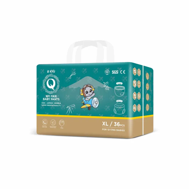 Kyu%20Super%20Premium%20Pants%20XL%2036%20pcs.%20With%20FREE%20Baby%20Wipes%20Worth%20Rs.150%20-%20Image%203