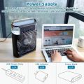 JMW Premium Portable Air Conditioner Usb Desktop Cooler Conditioning Humidifier Cooler Mini Convenient Cooling Fan 10 Table Plastic 5V-White. 