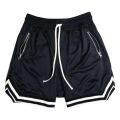 2024 Men's Mesh Shorts Quick Dry Gym Shorts Summer Sports Basketball Fitness Joggers Zipper Casual Male Short Pants Wholesale. 