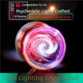 Crystal Luminous Yo-Yo Grade Beginner Long Sleep KK Bearing Anti-drop Glowing Yoyo Ball for Kids Adults Toy. 
