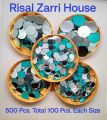 500 Pcs. ( 100 Pcs Each Size ) Small Embroidery Mirrors For DIY and  Arts and Crafts. 