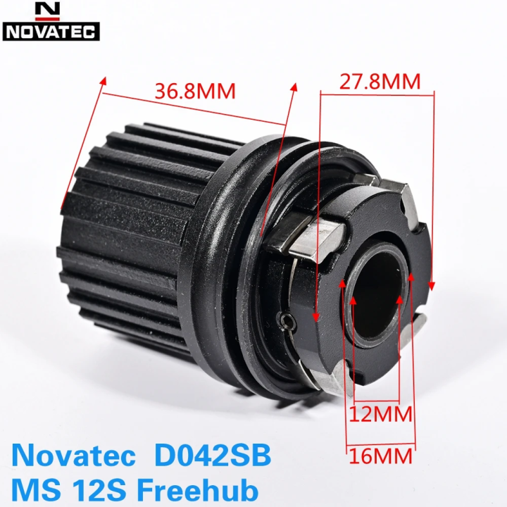 Novatec%20bicycle%20hubs%20D042SB%20D792SB%20Repair%20Parts%20Freehub%20Body%20Upgrade%20Replacement%20XD%20MS%2012%20Speed%20HG%208-11%20Speed%20Cassette%20Body%20-%20Image%204