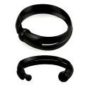 4pcs Magic Twist Donut Bun Clip DIY Ponytail Hair Styling Tools Black Mushroom Head Hair Reel for Bobo and Ball Head Hairstyles. 