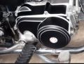 Engine Sticker Kit Matt Black 19 Pcs Sticker Kit Waterproof With Size Vinyl Cut Stickers For All 70cc Motorycles. 
