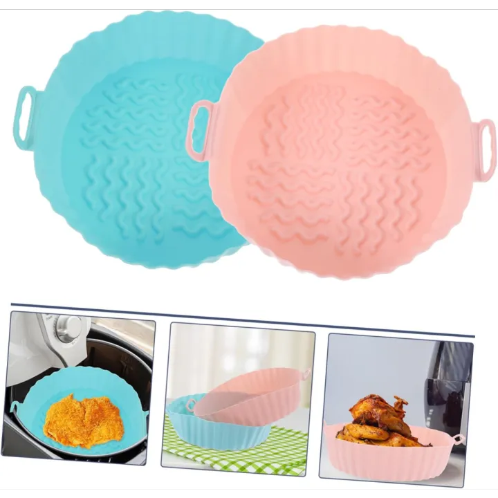 Kitchen%20Gadgets%20Round%20Air%20Fryer%20Silicone%20Liner%206.8%20Inch%20for%205%20To%208%20Quarts%20Non%20stick%20Reusable%20Easy%20To%20Clean%20Kitchen%20Accessories%20-%20Image%203