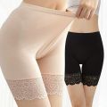 40KG-100KG Women Plus Big Size Safety Pants Soft And Comfortable Modal Material Shorts With Lace Panties. 