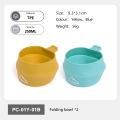 Widesea Camping 250ml Soft Folding Cup Tableware Cookware Portable Handle Outdoor Pocket Bowl Tourism Mug Hiking Backpacking TPE. 